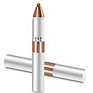 Жіночий тример для обличчя 2в1, від USB / Електричний триммер для брів / Тример епілятор, фото 3