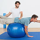 М'яч для фітнесу 60 см + Подарунок Фітнес резинки 5шт / Гімнастичний м'яч для йоги / Фітнес-м'яч для пілатесу, фото 7