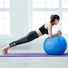 М'яч для фітнесу 60 см + Подарунок Фітнес резинки 5шт / Гімнастичний м'яч для йоги / Фітнес-м'яч для пілатесу, фото 9