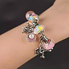 Набір для створення браслетів, 3 браслета та 60 кульок / Набір для творчості дівчинці / Набір для плетіння, фото 4