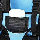 Безкаркасне дитяче автокрісло Multi Function Car Cushion, Синє / Крісло автомобільне, фото 5