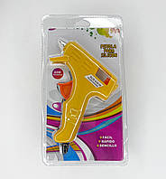 Інструмент для рукоділля Finding Клеєвий пістолет 20W під стрижні 8 мм - 7 мм Жовтий 10 см x 12 см