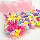 Набір намистин для плетіння браслетів 144шт, в пеналі / Набір для творчості з намистин / Намистини для браслетів, фото 4