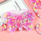 Набір намистин для плетіння браслетів 144шт, в пеналі / Набір для творчості з намистин / Намистини для браслетів, фото 6