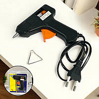 Інструмент для рукоділля Finding Клеєвий пістолет 20W під стрижні 8 мм - 7 мм Чорний 10.3 см x 10 см