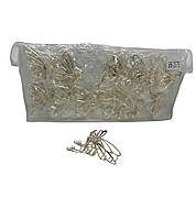 Металевий крабік Метелик з ланцюжком 7.5 см.