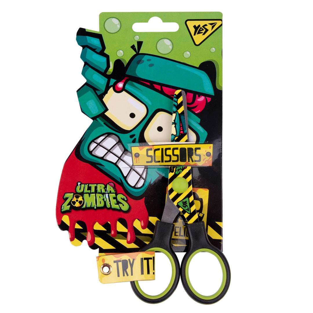 Ножиці канцелярські Yes 13см Zombie 480393, фото 1