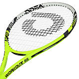Ракетка для великого тенісу 27" алюмінієва ODEA WORKOUT66, фото 7