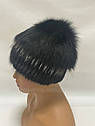 Жіноча шапка з хутра одатри "Меланія", фото 5