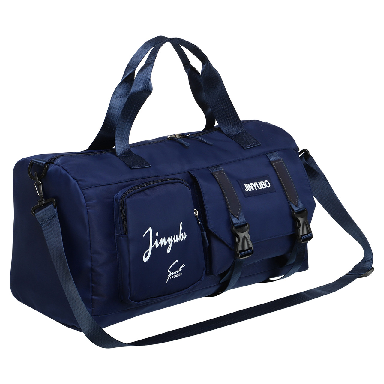 Сумка спортивна з відділенням для взуття Jinyubo GA-0113 колір синий 46x20x23см