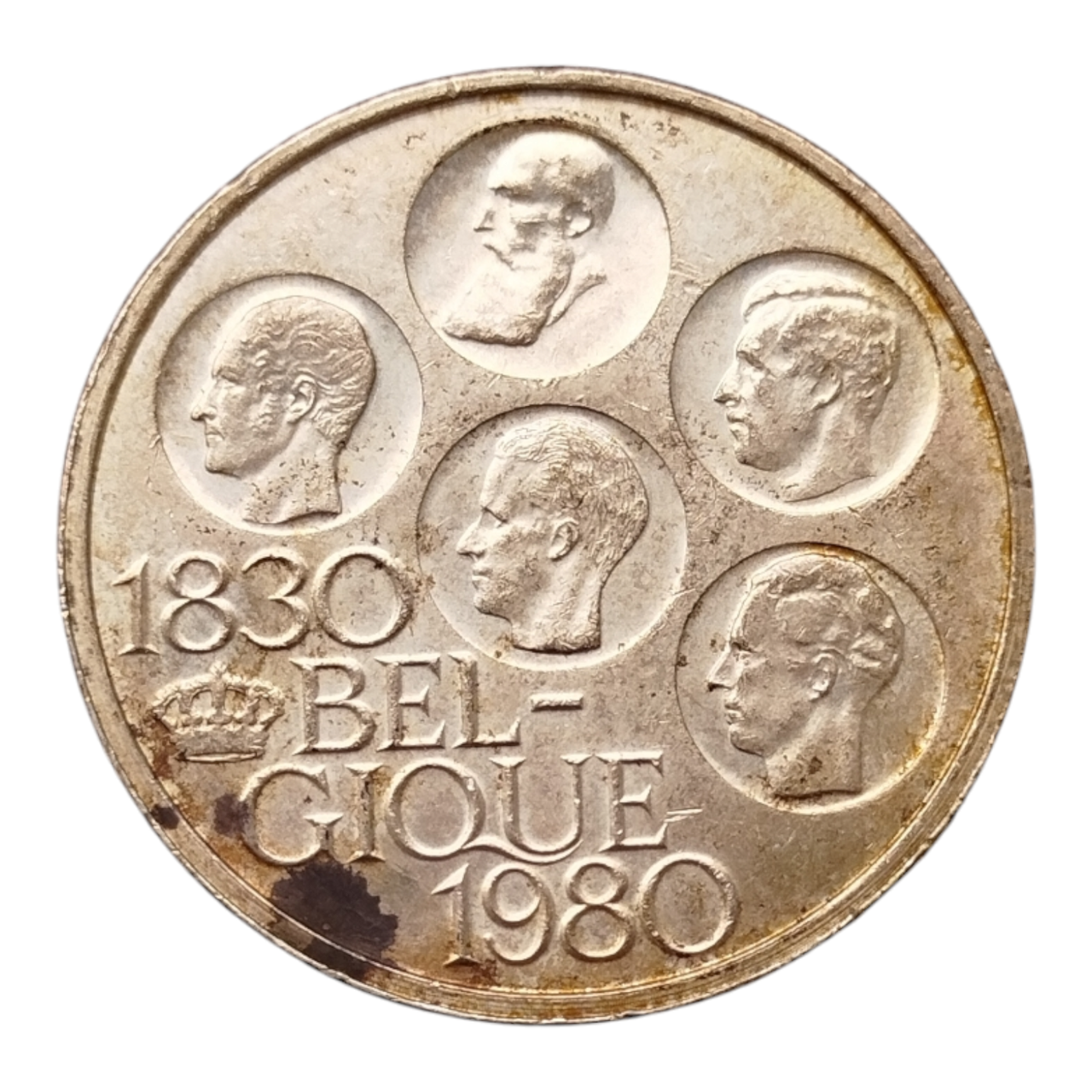 Бельгія 500 франків, 1980 150 років незалежності (BELGIQUE)
