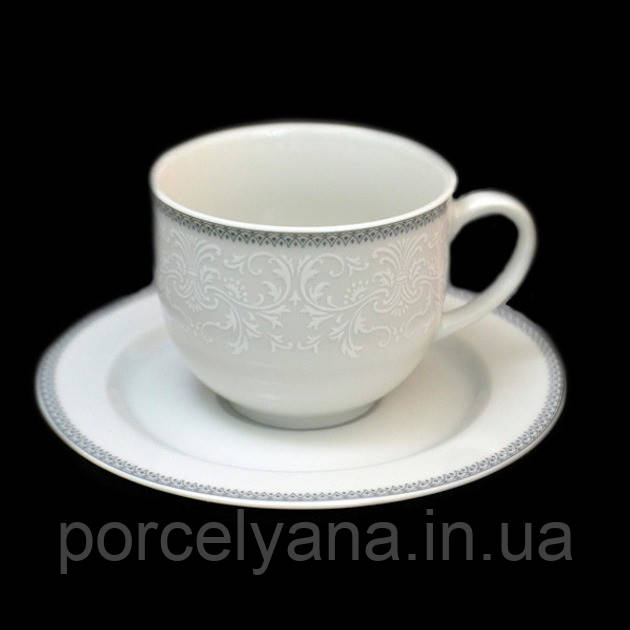 Набір чашок для кави 6 шт 110 мл Opal сірий (Thun) 8034800, фото 1