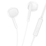 Навушники-вкладки пластикові BOROFONE BM76 Ocean з мікрофоном білі, фото 2