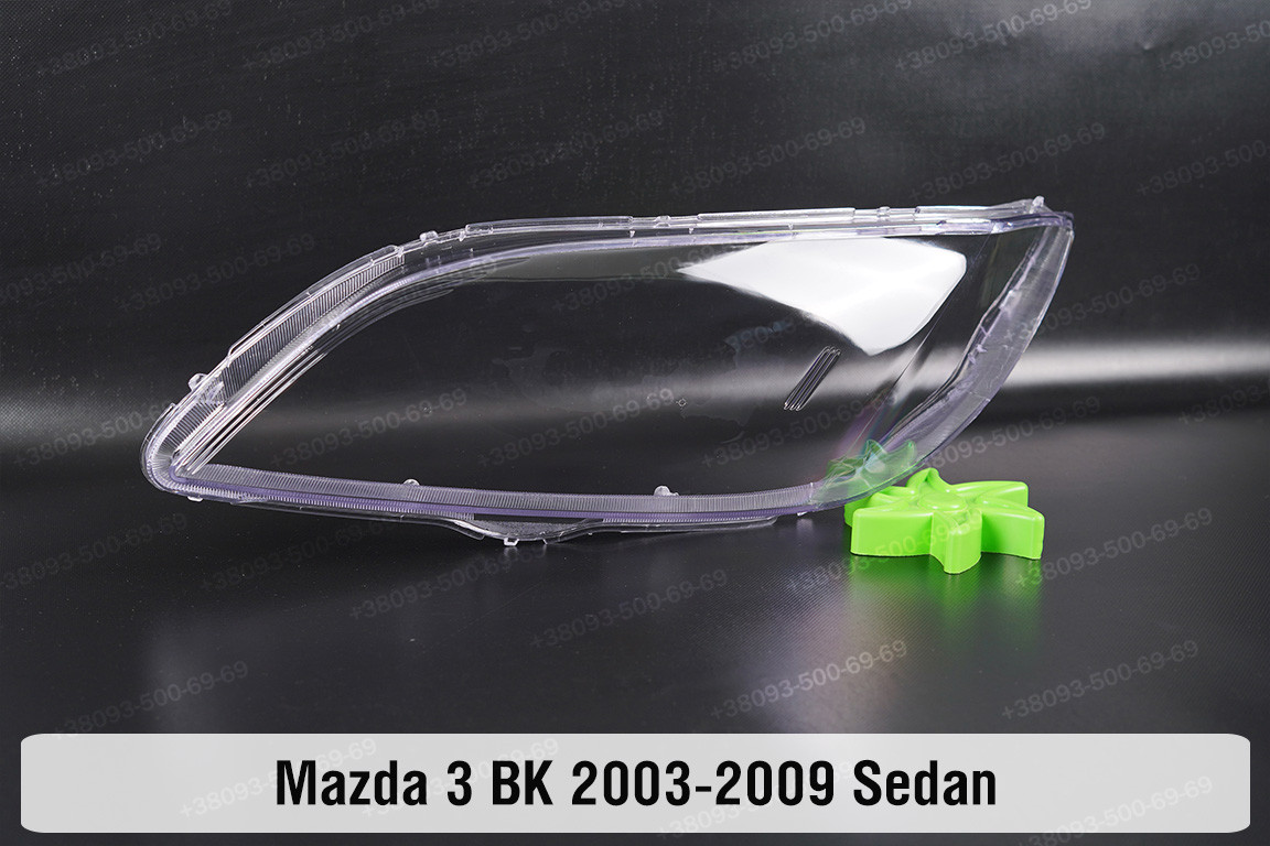 Скло фари Mazda 3 BK Sedan (2003-2009) ліве