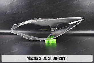 Скло фари Mazda 3 BL (2008-2013) ліве