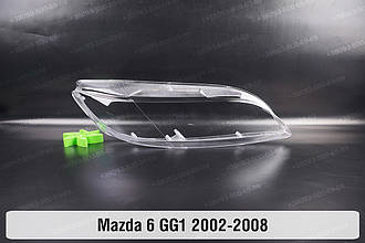 Скло фари Mazda 6 GG1 (2002-2008) праве