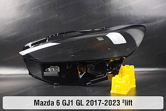 Скло фари Mazda 6 GJ1 GL (2017-2023) 2 рест ліве