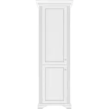 Пенал ВАЙТ 2D у вітальню/офіс з ДСП/МДФ Ясен сніжний/Сосна срібна Gerbor