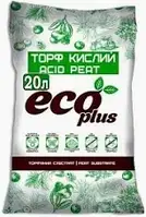 Торф кислий Еко плюс (Eco plus) 20 л