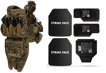 Бронежилет 6-го класу з захистом боків та паху Warmor Gen.5 Pro MAX. Мультикам.