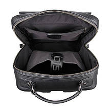 Чоловічий шкіряний рюкзак JD2755A John McDee чорний, фото 5