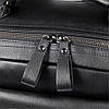 Чоловічий шкіряний рюкзак JD2755A John McDee чорний, фото 9