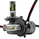 Автомобільні led лампи h4 65W Kelvin 6000K 8000LM з обманкою Гарантія, фото 4