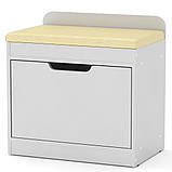 Тумба під взуття ТО-8 Дуб крафт золотий Компаніт (60х38х60 см), фото 3