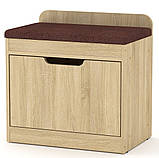 Тумба під взуття ТО-8 Дуб крафт золотий Компаніт (60х38х60 см), фото 8