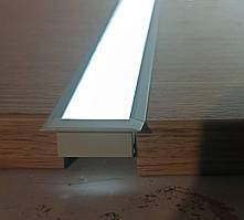 Профіль ЛЕД для підсвітки підлоги  GroundLume, довжина 3м, срібло.