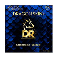 DR Dragon Skin+ DA8-12 Coated 80/20 Bronze Струни для акустичної гітари .012-.054