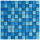 Мозаїка з декоративного скла 298х298х4,5мм Блакитна SW-00002354
