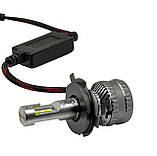 Светлодіодні лампи H4 65W Kelvin 6000K 8000LM з обманкою Гарантія, фото 11