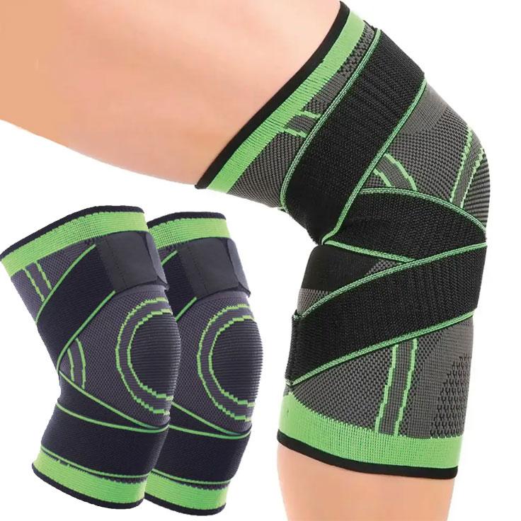 Набір 2шт Бандаж колінного суглоба XL, KNEE SUPPORT WN-26 / Фіксатор колінного суглоба / Наколінник еластичний