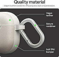 Чохол CYRILL Kajuk для навушників Apple AirPods 4 (2024) - Cream, фото 5