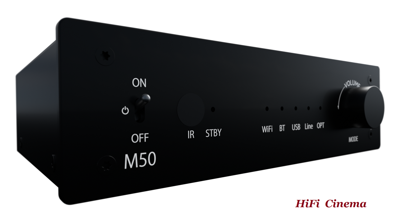 FilmoScope airScope X1AMP-M50 мережевий Wi-Fi стрімер-підсилювач 2х50 Вт потужність, фото 1