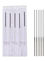 Голки для акупунктури 100 шт. з напрямною трубкою, голкоуколювання, голкотерапії, рефлексотерапії, Zhongyan