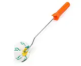 Валик для фарбування кутів Мікрофібра 6Х100Х40 мм, з ручкою 400 мм, фото 2