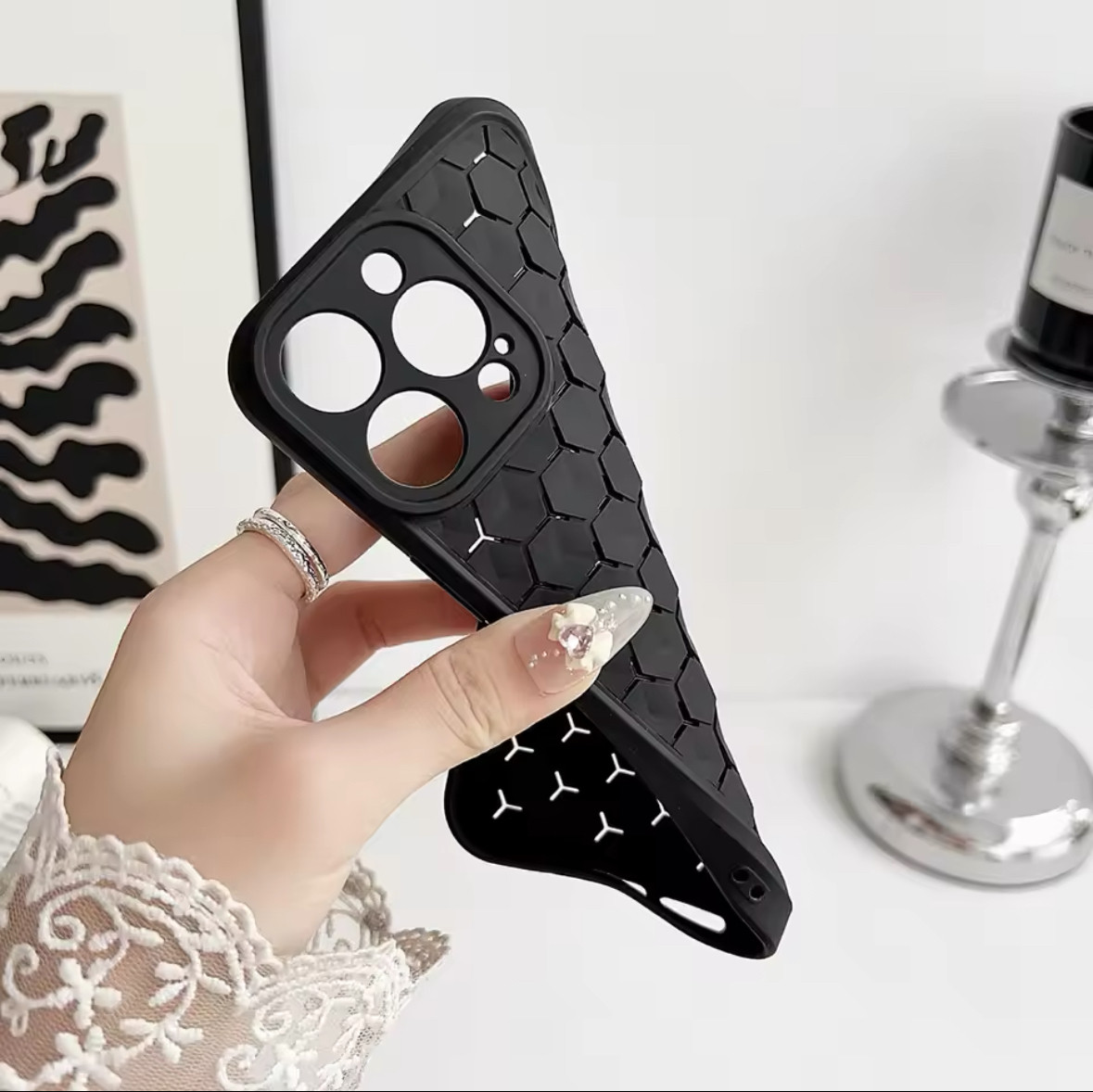 Чохол для iPhone 13 Pro Max силіконовий чорний, чохол для айфона 13 Pro Max чоловічий, чорний чохол силіконовий  Iphone 13 Pro Max, фото 1