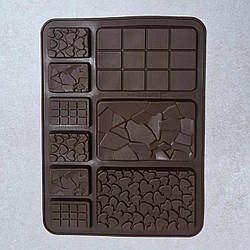Форма силіконова для шоколаду Плитка