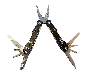 Мультитул 9 в 1 з чохлом Solve Сірий KT6002032 PeremogaUA