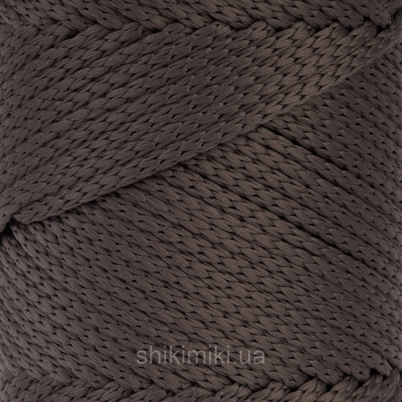 Шнур поліефірний Matte Macrame 3 mm, колір Темний тауп, фото 1