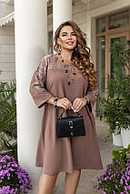 Сукня креп дайвінг батал, фото 2