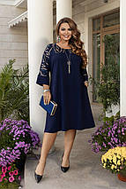 Сукня креп дайвінг батал, фото 5