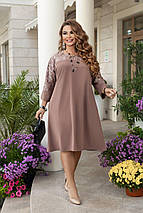 Сукня креп дайвінг батал, фото 3