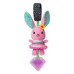 М'яка іграшка-підвісок Infantino Зайчик з прорізувачем (005059I)