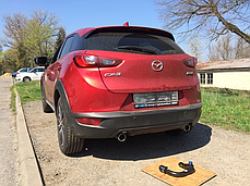 Фаркоп Mazda CX-3 2015- (Мазда CX 3) швидкоз'ємний гак на ключах, фото 4