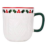 Чашка "Різдвяний орнамент", 345 мл ELISEY, фото 2