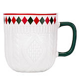 Чашка "Різдвяний орнамент", 345 мл ELISEY, фото 3