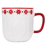 Чашка "Різдвяний орнамент", 345 мл ELISEY, фото 4